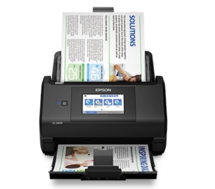 Escáner Epson WorkForce ES-580W ADF dúplex WiFi pantalla táctil