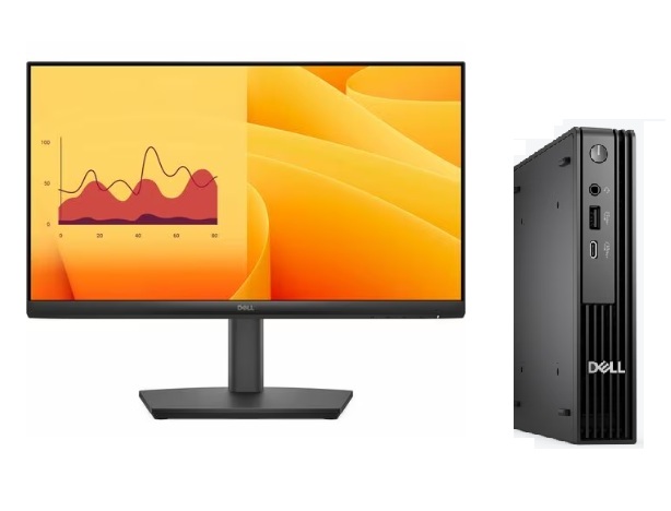 Dell mini-001 PC Dell mini Pro QCM1250 i5-14500T 16GB 512GB SSD W11 Pro+ Mont 22" - Imagen 1