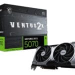Tarjeta de Video MSI GeForce RTX 5070 Ventus 2X OC 12GB GDDR7