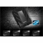 Disco Duro Externo ADATA HD710P 1TB USB 3.2 Resistente Agua, Golpes y Polvo - Negro - Imagen 4
