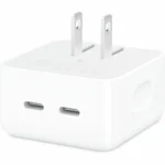 Apple Adaptador USB-C 35W Dual Port - Carga Rápida MacBook Air iPhone iPad - Imagen 1