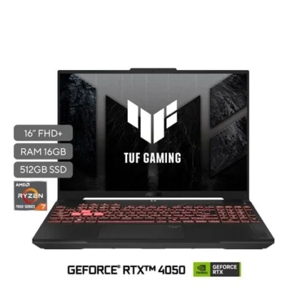 ASUS TUF Gaming A16 FA607 Ryzen 7 7745HX 16GB RAM 512GB SSD Pantalla 16" - Imagen 1