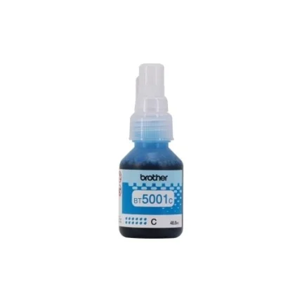 Tinta Brother Original BT5001C Cian - Botella Ultra Rendimiento para DCP-T300/T500W/T800W - Imagen 1