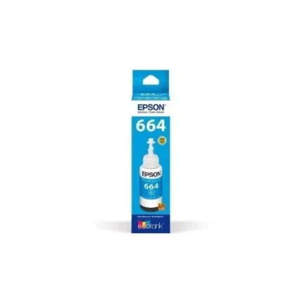 Tinta Original Epson T664 Cyan para L200/L210/L355 - 70ml Rendimiento Garantizado - Imagen 1