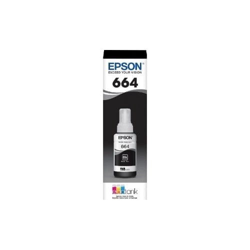 epson-t664-tinta-negra-original-l200-l355-1.webp Tinta Original Epson T664 Negro para L200/L210/L355 - 70ml Calidad Profesional Garantizada - Imagen 1