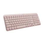 Logitech K250 Teclado Inalámbrico Bluetooth Compacto Sostenible Rosa - Imagen 1