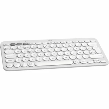 Logitech K380s Pebble Keys 2 Teclado Bluetooth Multidispositivo Ultradelgado Blanco - Imagen 1